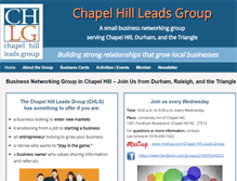 Tablet Screenshot of chapelhillleads.com